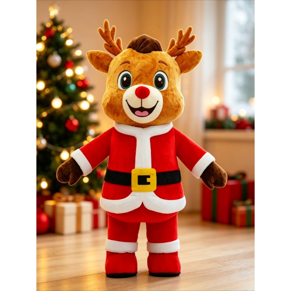 Costumes - Opblaasbaar hertenmascottekostuum voor volwassenen, geschikt voor