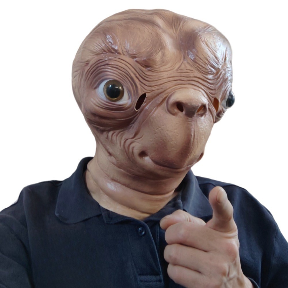 Latex Alien Mask Realistic - Realistisch ET Alien Latex Masker Halloween