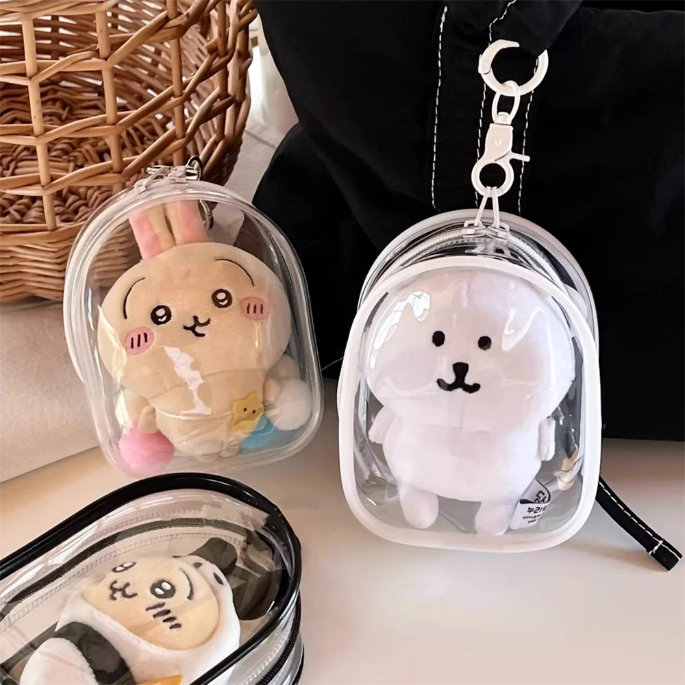 Novelty Gifts - Nieuwe draagbare doorzichtige opbergtas met ritssluiting,