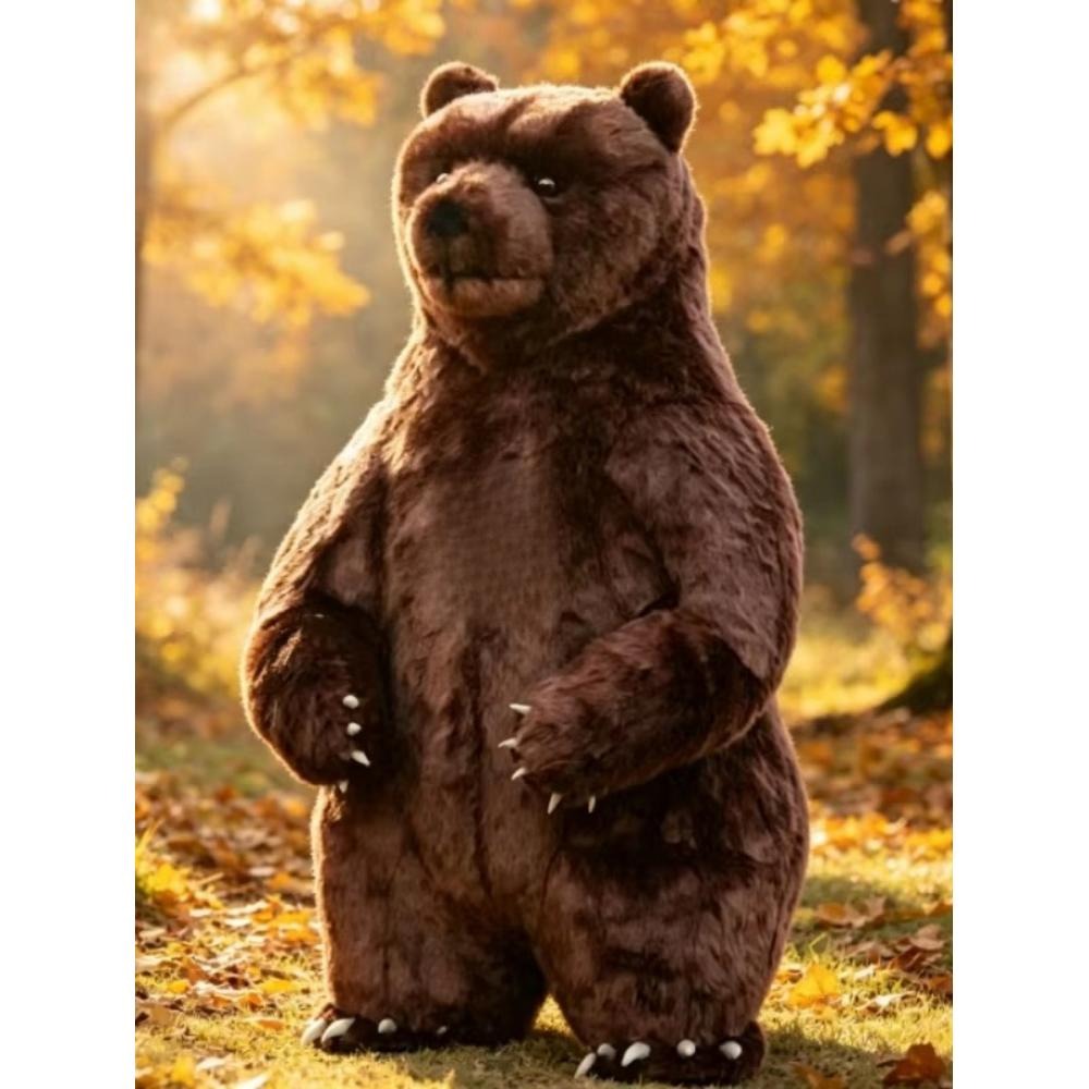 Costumes - Opblaasbaar berenmascottekostuum, geschikt voor evenementen, reclamecampagnes