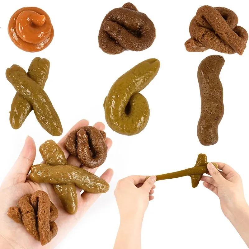 Fake Poop Gag Gift - Realistisch poep-speeltje, veilig en zacht plastic