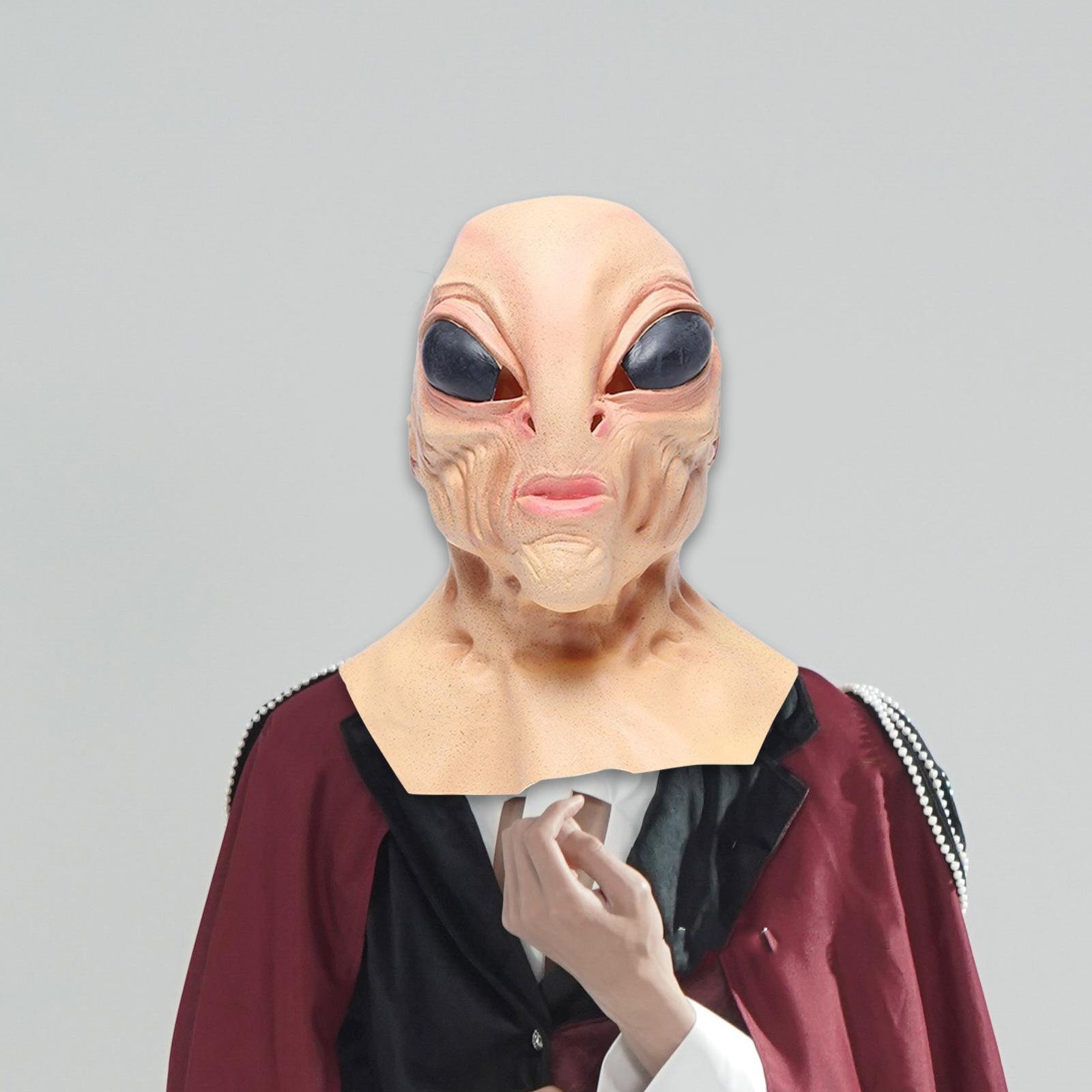 Latex Alien Mask Realistic - Latex Alien Mask Volledig Hoofd Bedekkend