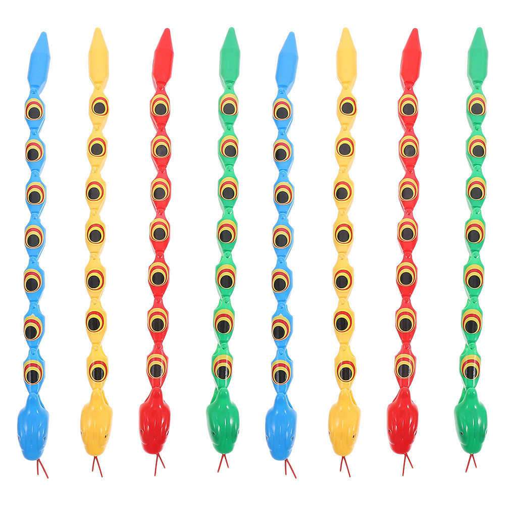 Prank Toys - 8 stuks knikker-slangen voor kinderen –