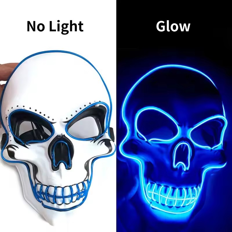 Led Purge Mask Halloween - Neonmasker Led Light Up Party Maskeert