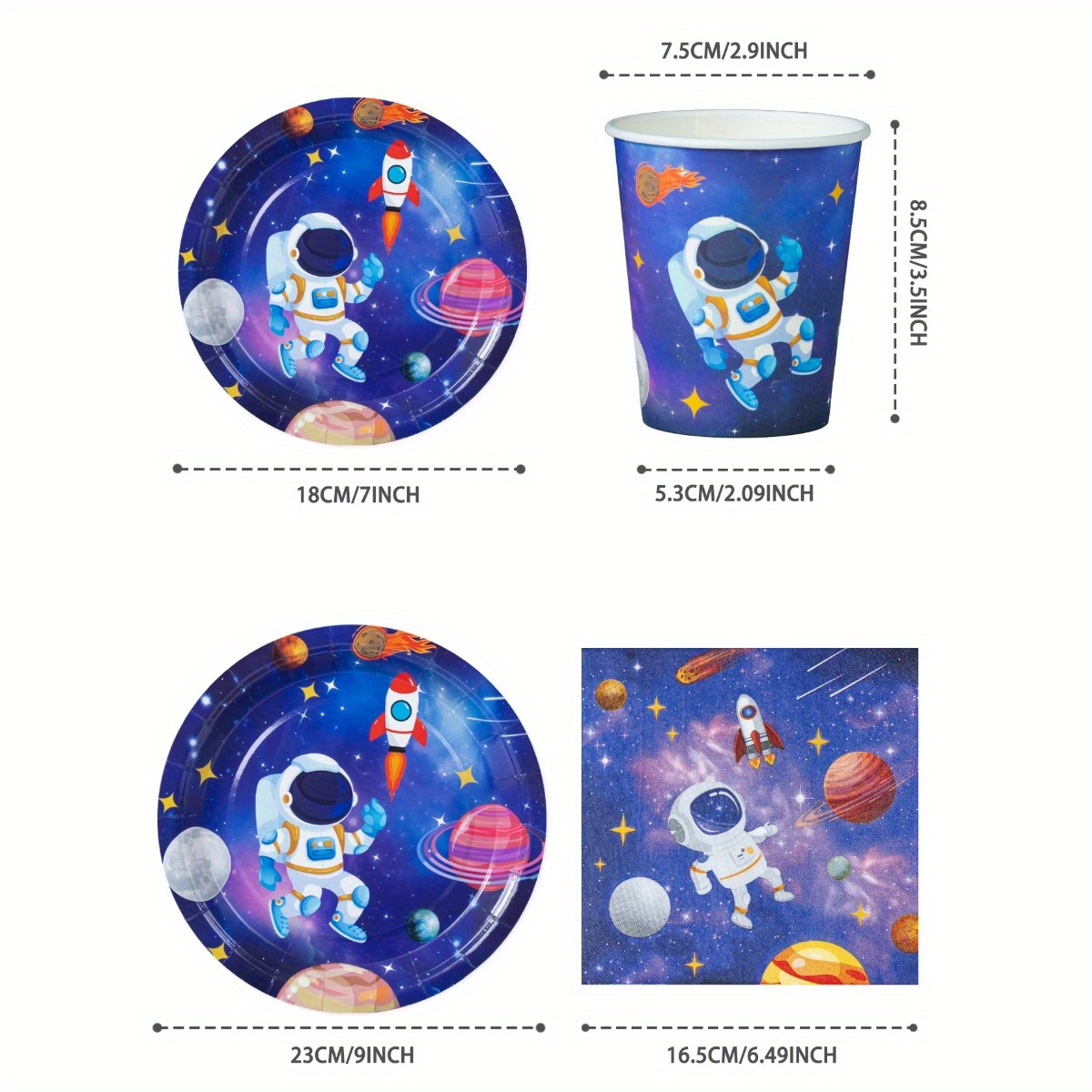 Sterrenhemel Astronaut 25-deli - Party Supplies recensie en prijs