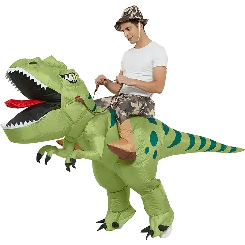Nieuwe Hot Koop Grappige Volwa - Inflatable Dinosaur Costume Adult recensie en prijs