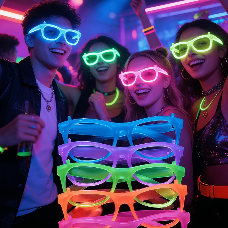 2/24 stuks Glow-in-the-Dark Ne - Glow In The Dark Party Glasses recensie en prijs