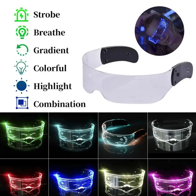 LED-bril Glow Party Zeven kleu - Glow In The Dark Party Glasses recensie en prijs
