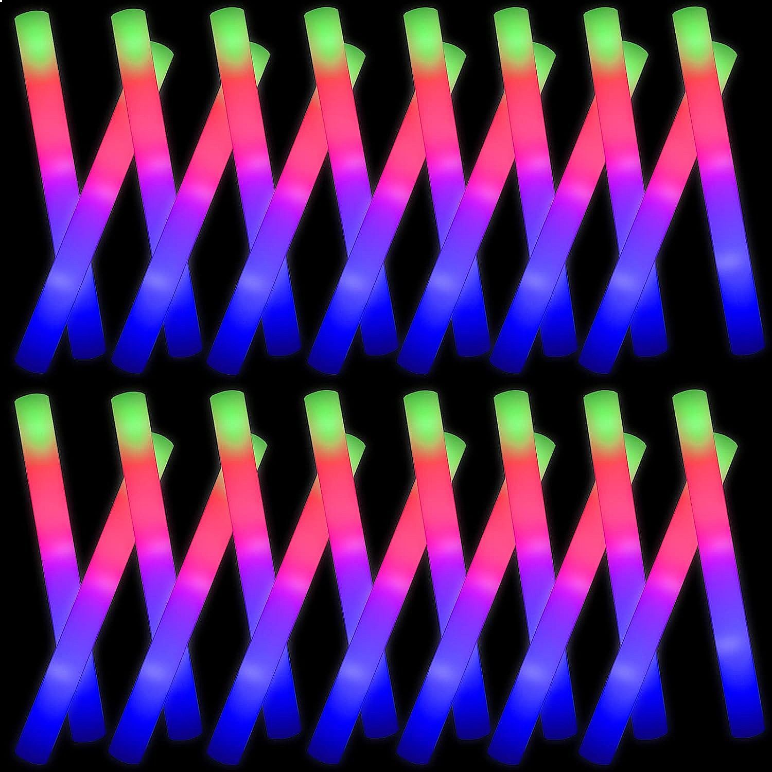 Glow Sticks Bulk 102-pack LED- - Flashing Led Foam Sticks Party recensie en prijs
