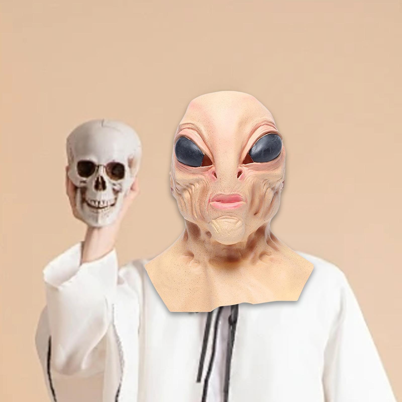 Latex Alien Mask Volledig Hoof - Latex Alien Mask Realistic recensie en prijs