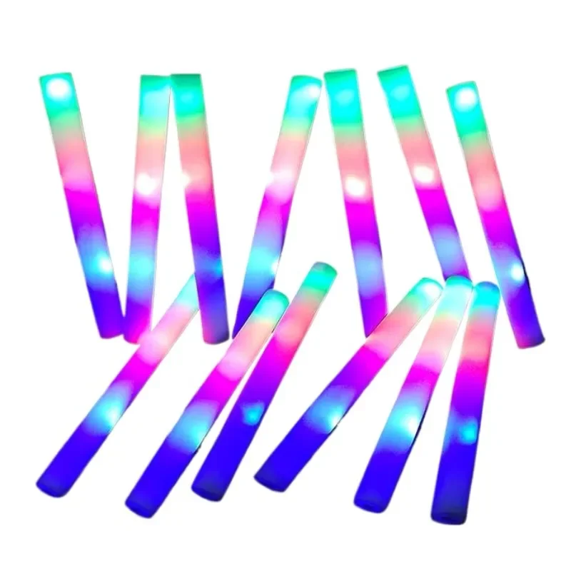 120 stuks LED schuim glowstick - Flashing Led Foam Sticks Party recensie en prijs