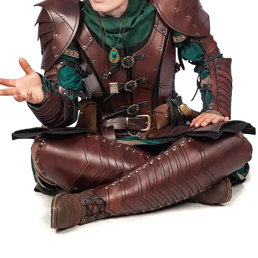 Middeleeuwse elfenridder leder - Costumes recensie en prijs