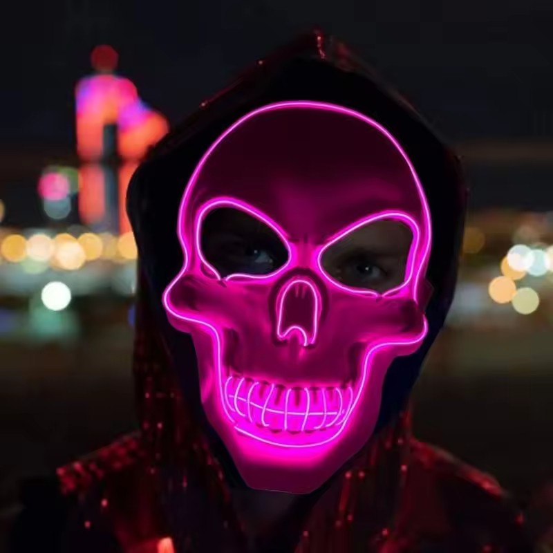 Neonmasker Led Light Up Party  - Led Purge Mask Halloween recensie en prijs
